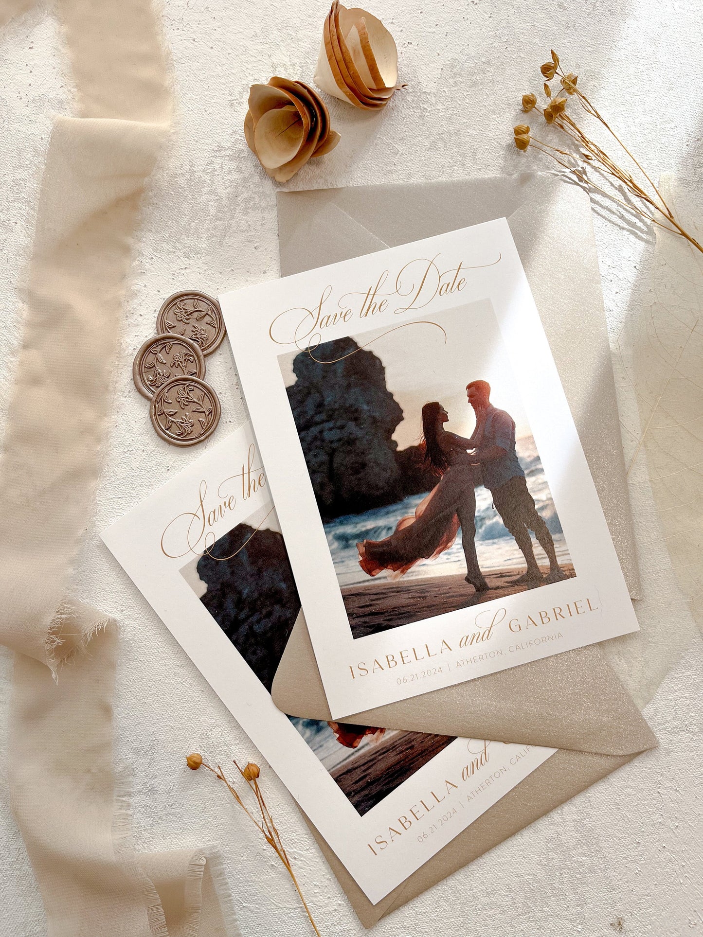 Save the Date Cards with Envelopes - Style 48