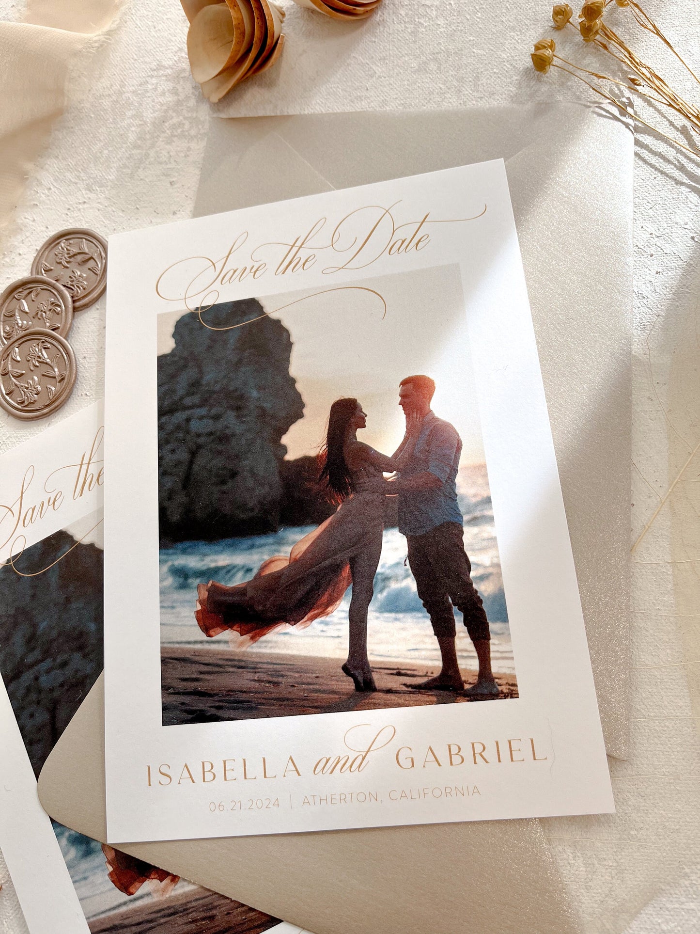 Save the Date Cards with Envelopes - Style 48