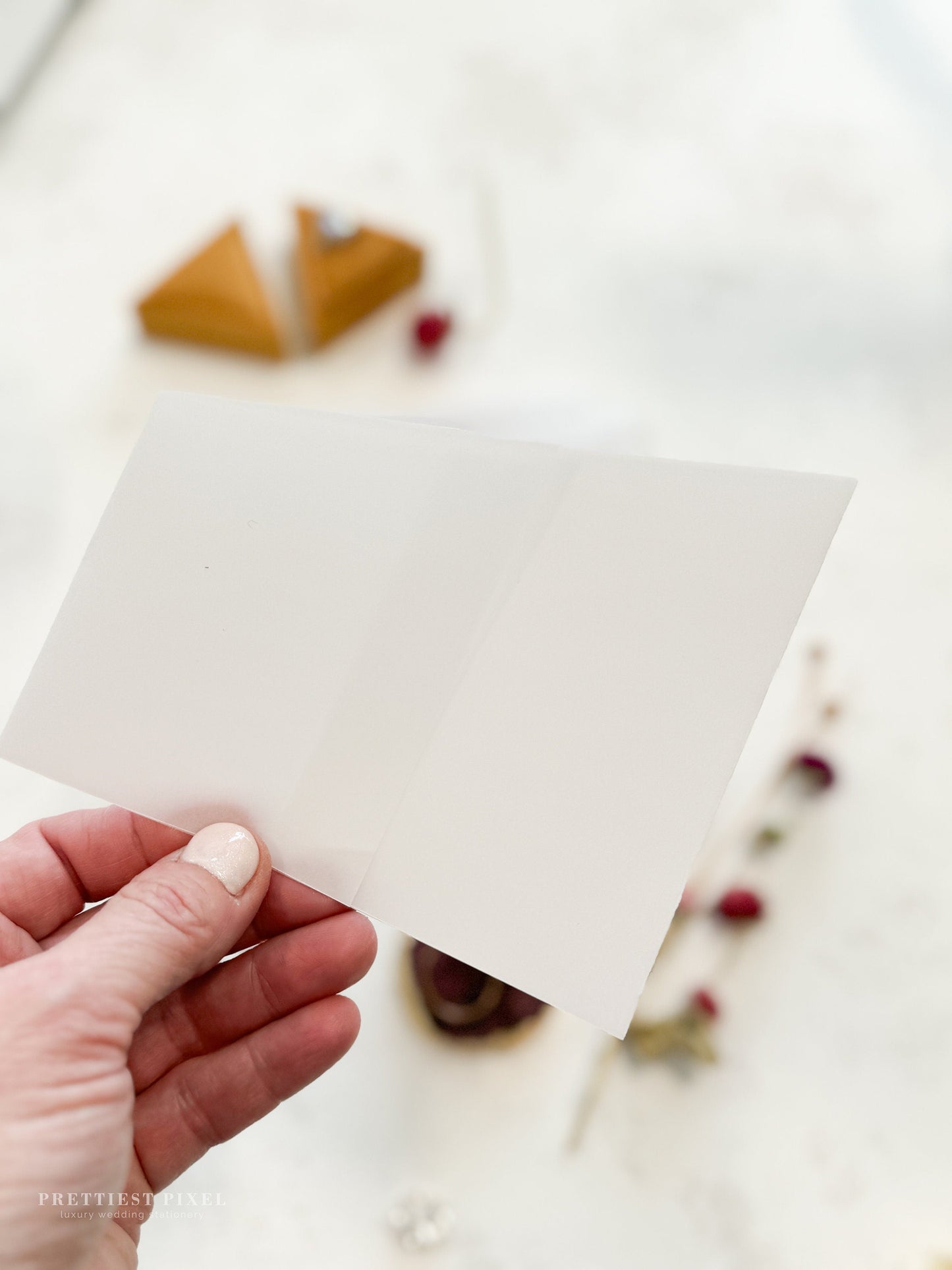 Folded Vellum Wrap | Style 86