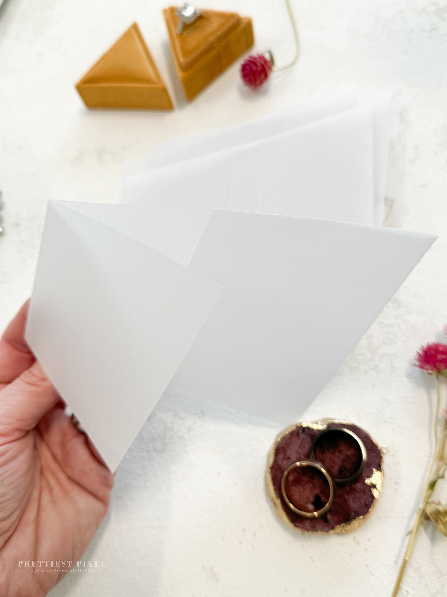 Folded Vellum Wrap | Style 86