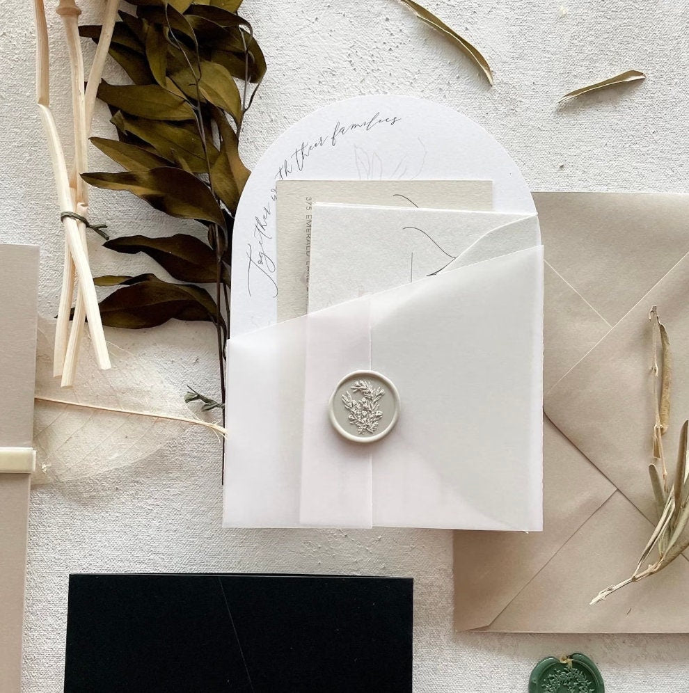 Folded Vellum Wrap | Style 86