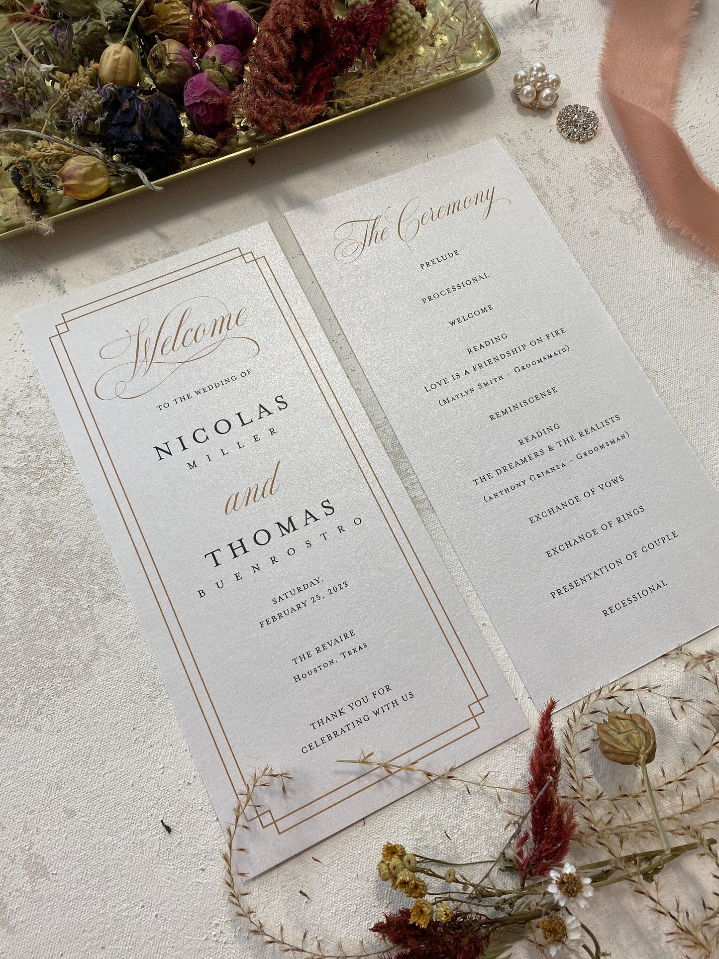 Wedding Programs | Style 123