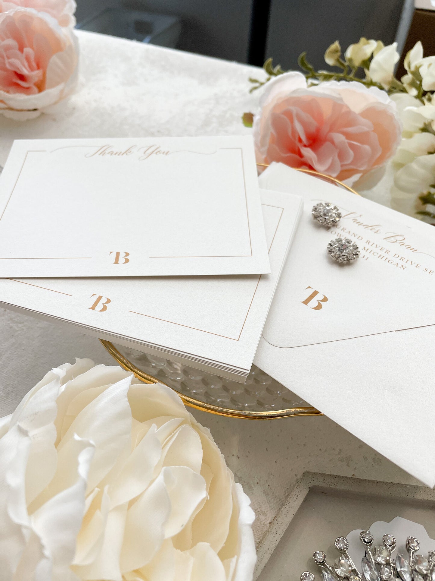 Notecard Set | Personalized Notecards | Stationery Gift - Set of 50 Style 27