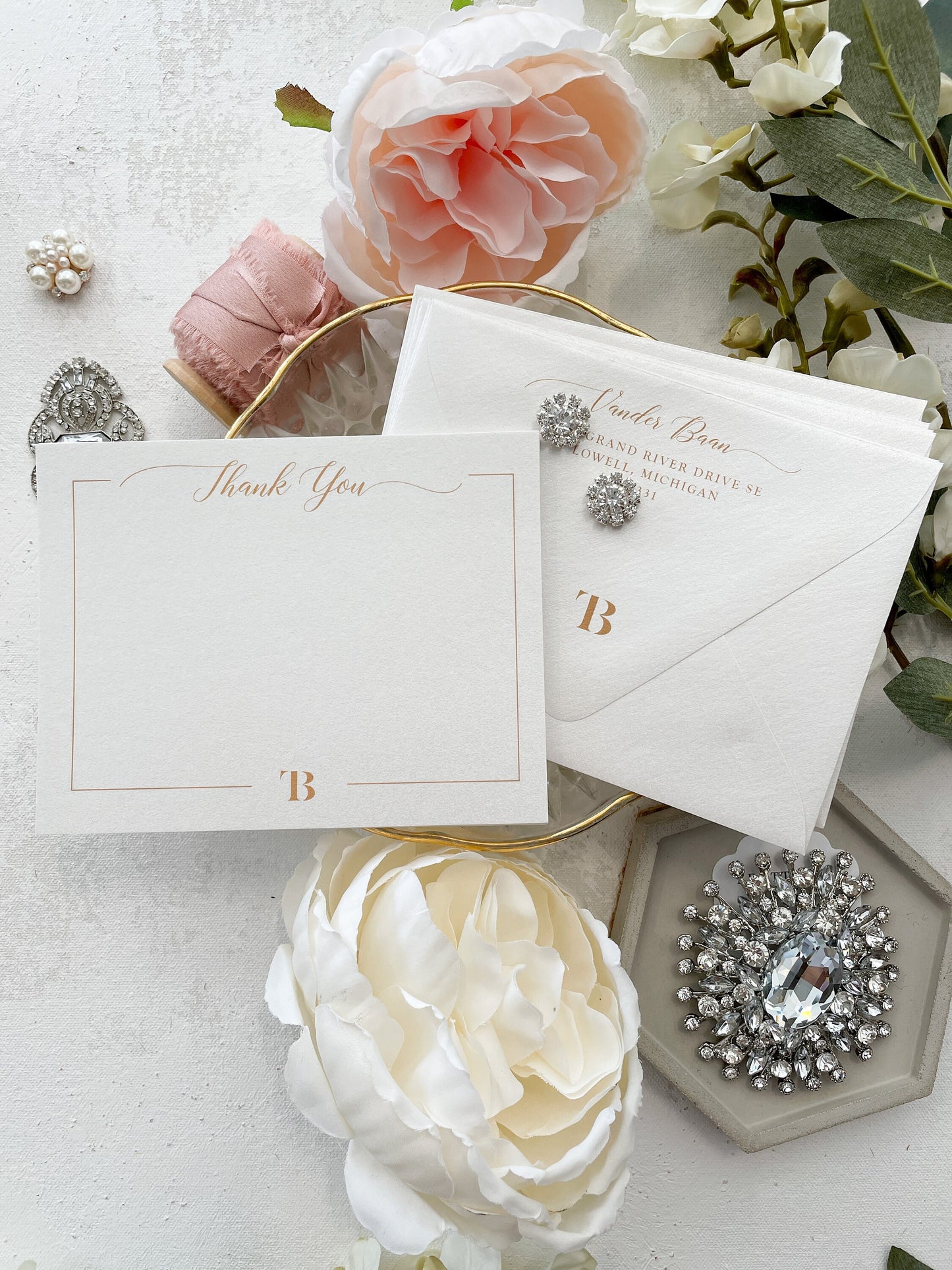 Notecard Set | Personalized Notecards | Stationery Gift - Set of 50 Style 27