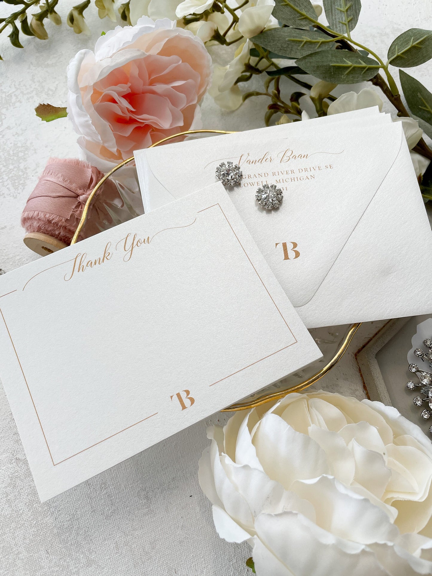 Notecard Set | Personalized Notecards | Stationery Gift - Set of 50 Style 27