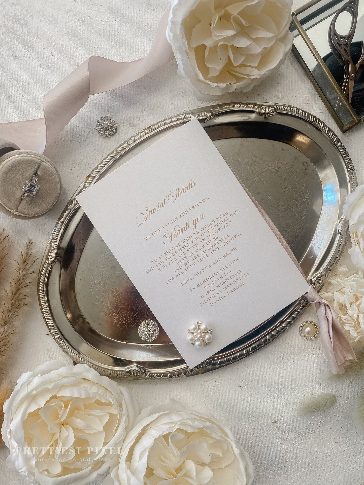 Champagne Wedding Programs | Style 106