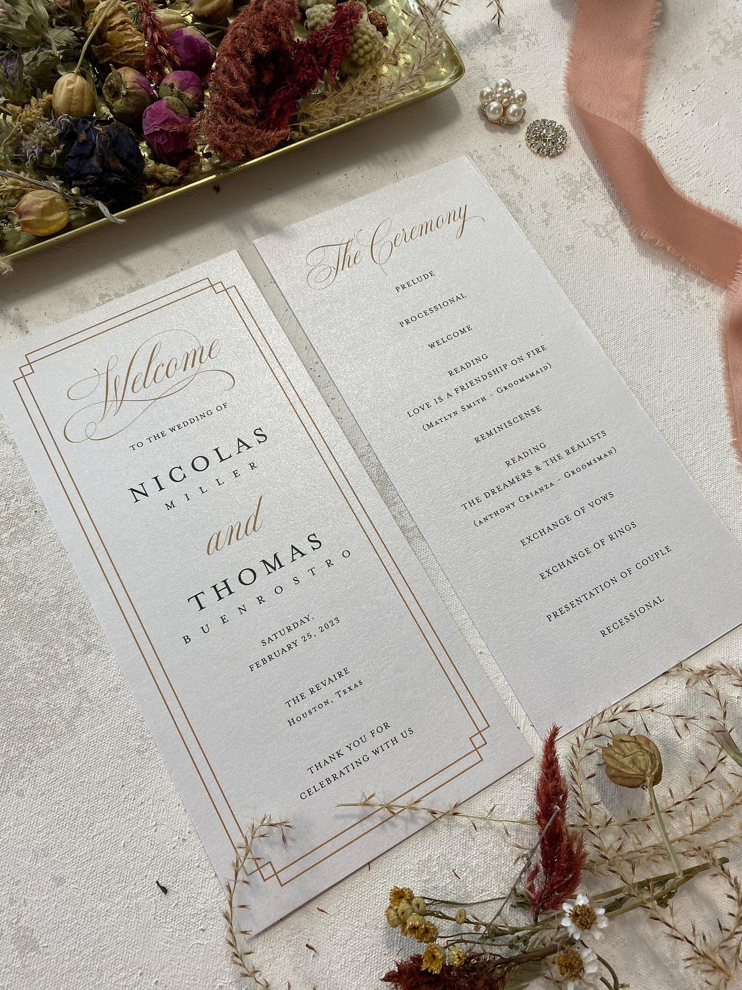 Wedding Programs | Style 123