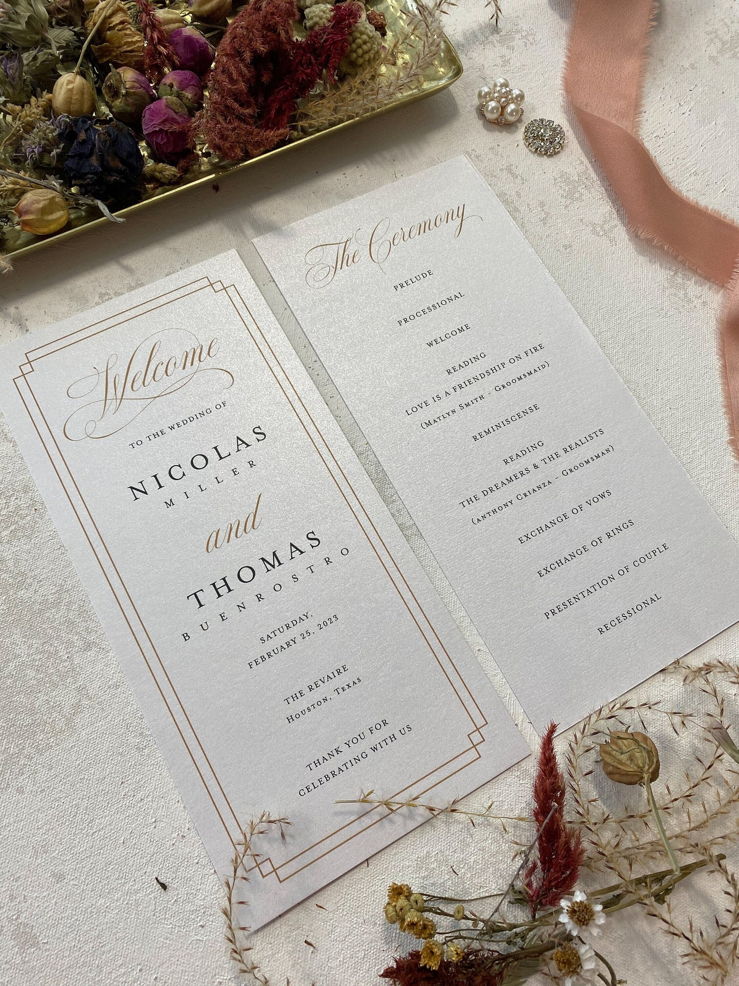 Wedding Programs | Style 123