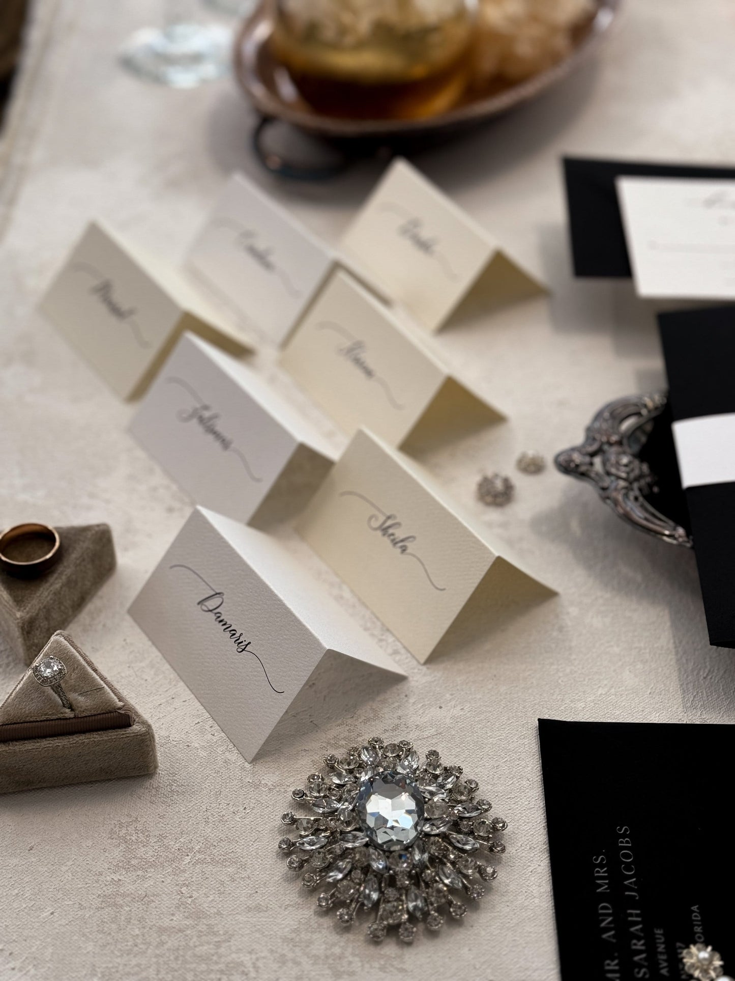 Wedding Folded Place Cards | Style 27
