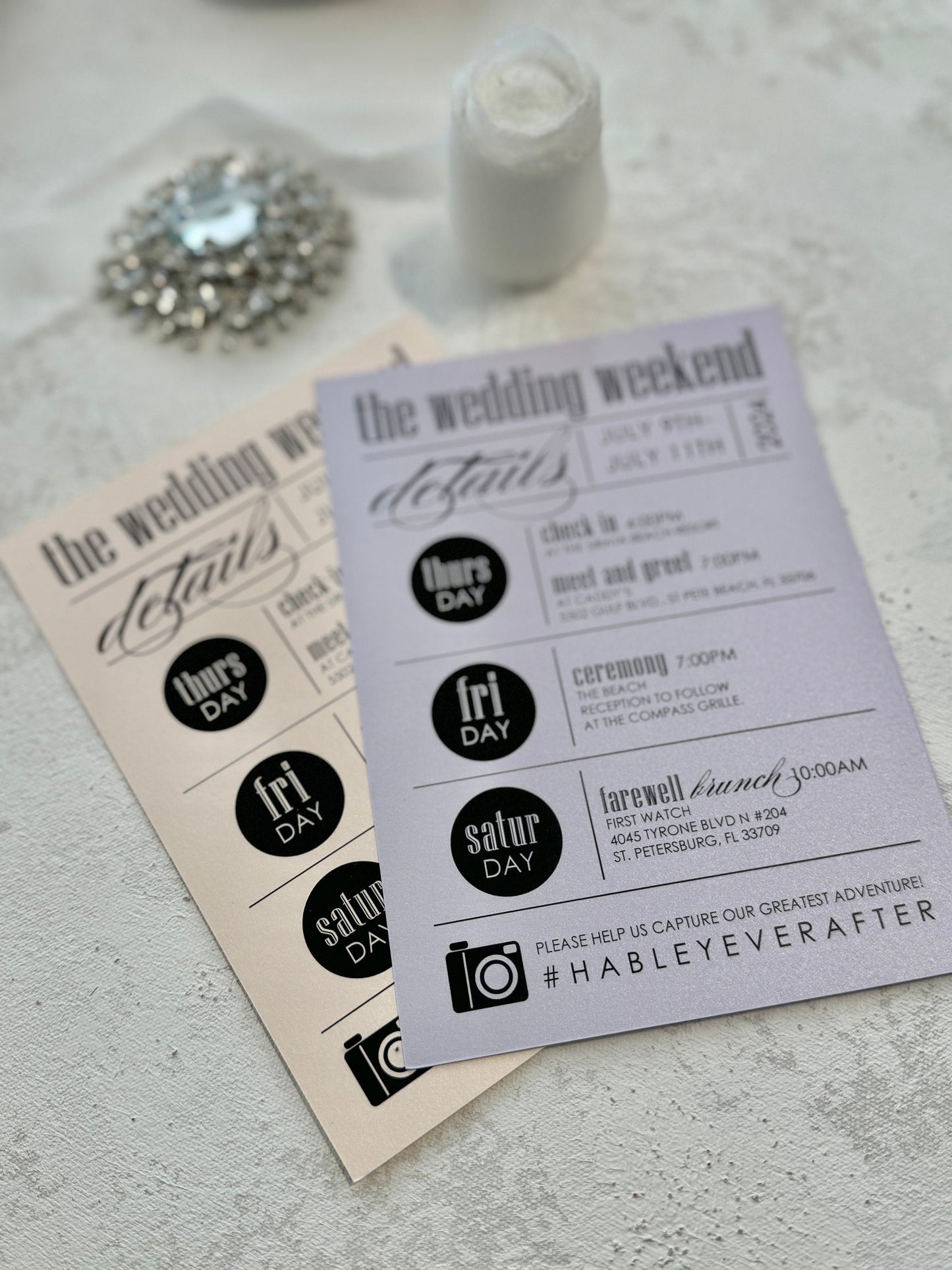 Itinerary for Wedding Weekend | Style 104