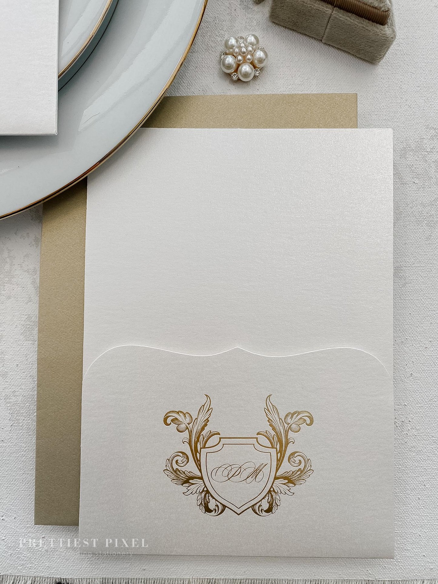 Luxury Gold Foil Wedding Invitation | Style 315