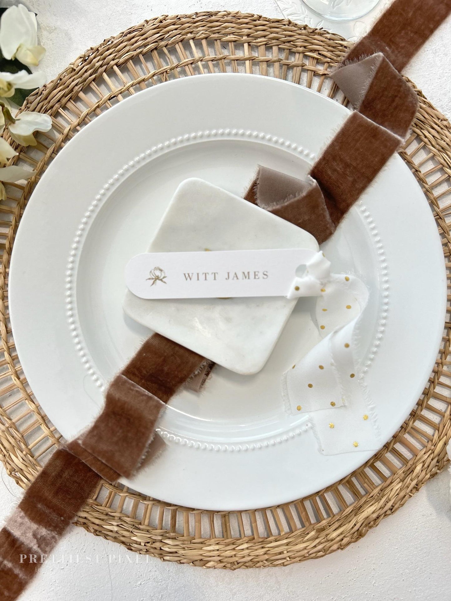 Rounded Rectangle Place Cards | Style 306