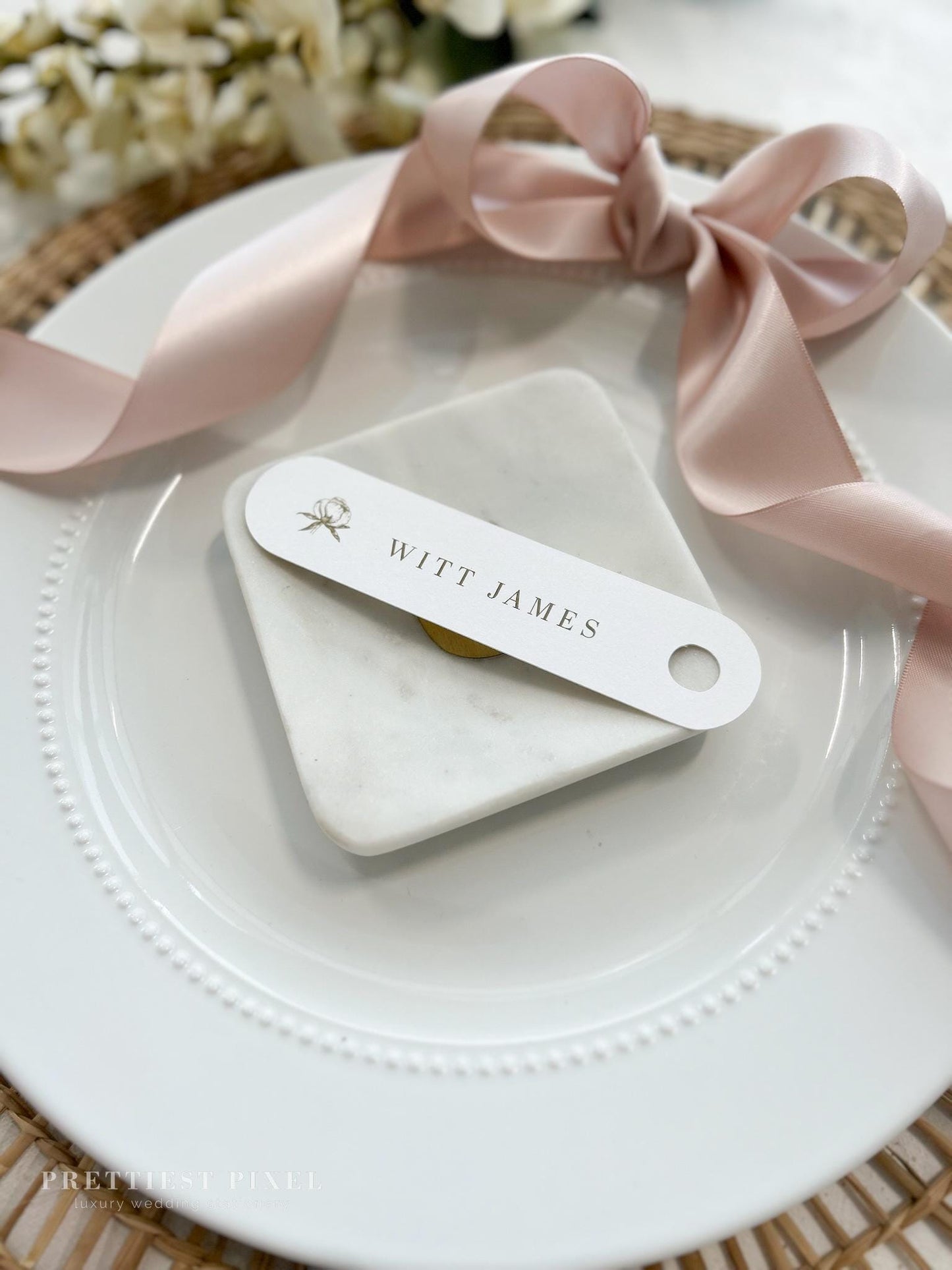 Rounded Rectangle Place Cards | Style 306