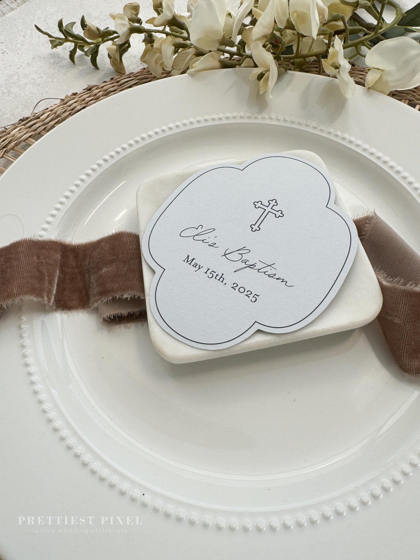 Baptism Decorations Tags | Style 284