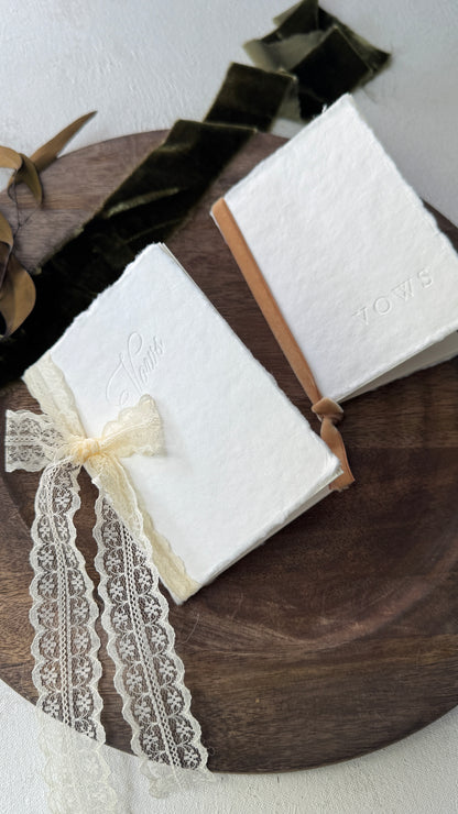 Wedding Vow Book | Style 777 | Set of 2