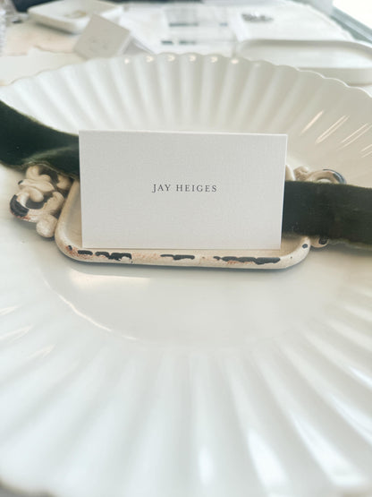 Printed Name Cards | Escort Cards | Tented PlaceCards |  Style 312