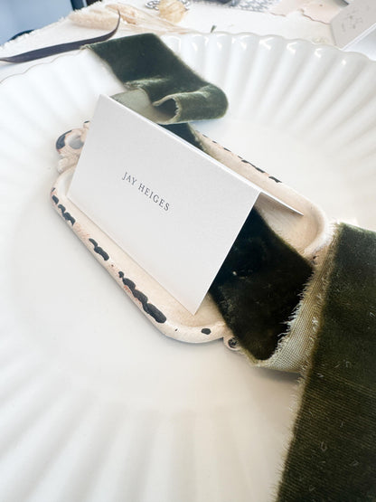 Printed Name Cards | Escort Cards | Tented PlaceCards |  Style 312