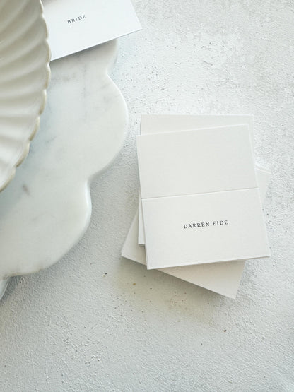 Printed Name Cards | Escort Cards | Tented PlaceCards |  Style 312