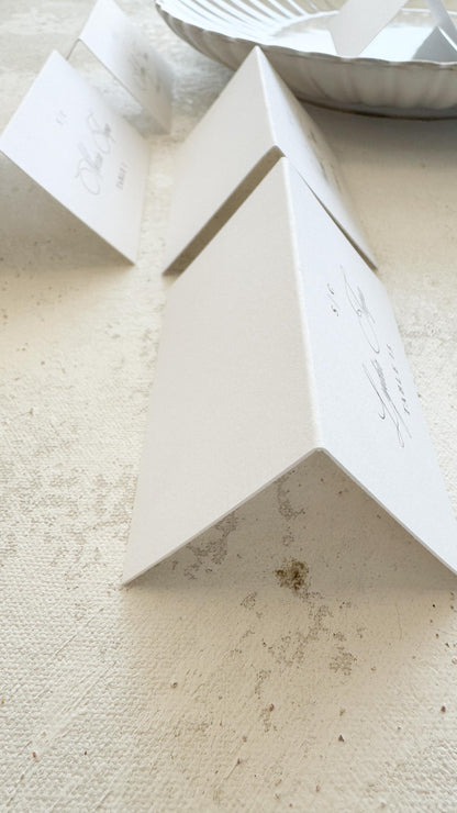 Printed Name Cards | Escort Cards | Tented PlaceCards |  Style 97