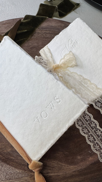 Wedding Vow Book | Style 777 | Set of 2