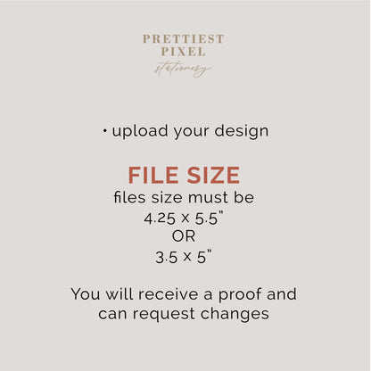 Folded Notecards - Upload Your Design