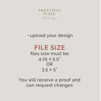 Flat Notecards - Upload Your Design