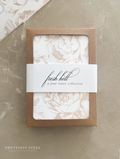 Stationery Notecard Gift Set - Fresh Hell, Rated R