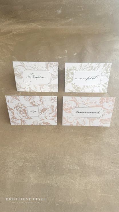 Stationery Notecard Gift Set - Fresh Hell, Rated R