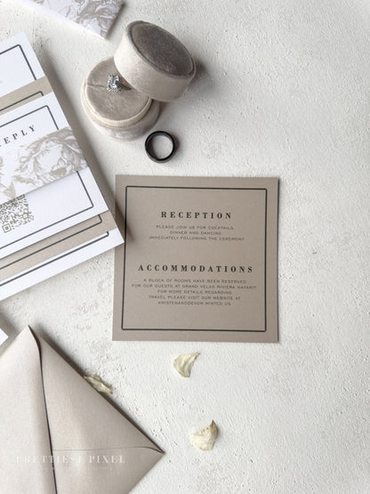 Digitally Printed Elegant Wedding Invitations | Style 34
