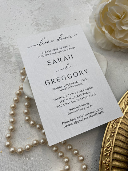Black and White Letterpress Wedding Invitations | Black Invitations |  Style 1408