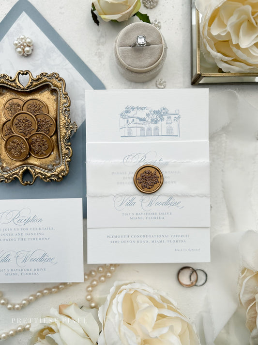 Timeless Wedding Invitations |  Style 555
