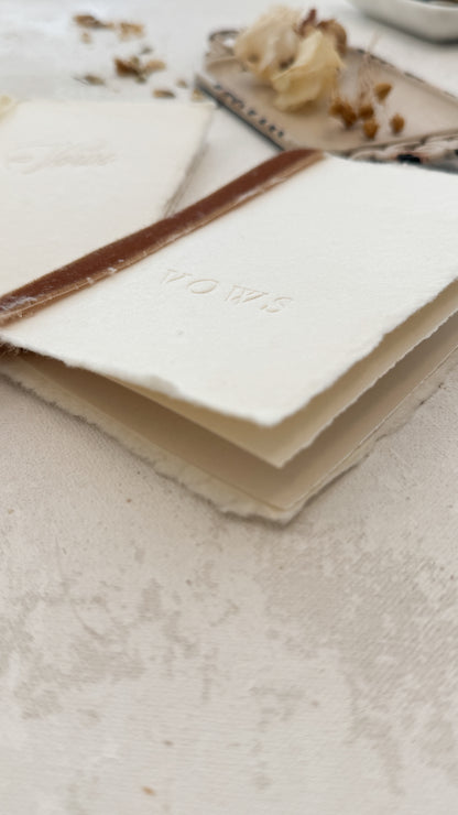 Wedding Vow Book | Style 777 | Set of 2