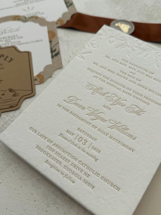 Western Wedding Invitations |  Style 991