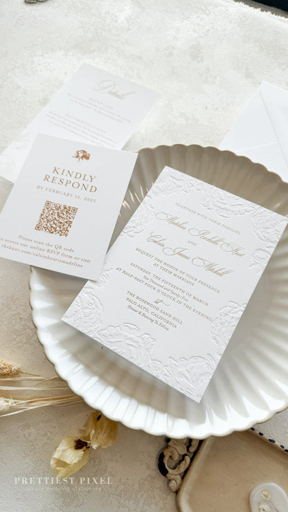 Letterpress Wedding Invitations | Style 2321