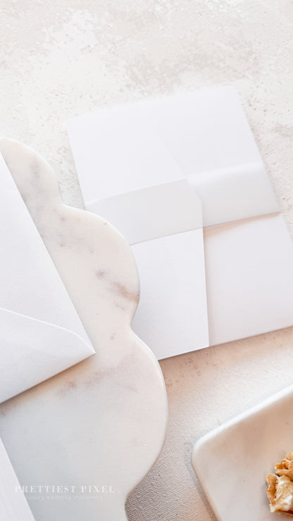 Letterpress Foil Italian Wedding Invitations | Style 2668