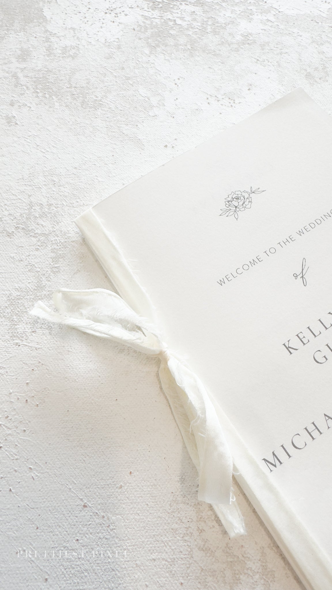 Folded Wedding Programs Mulitipage  | Style 3277