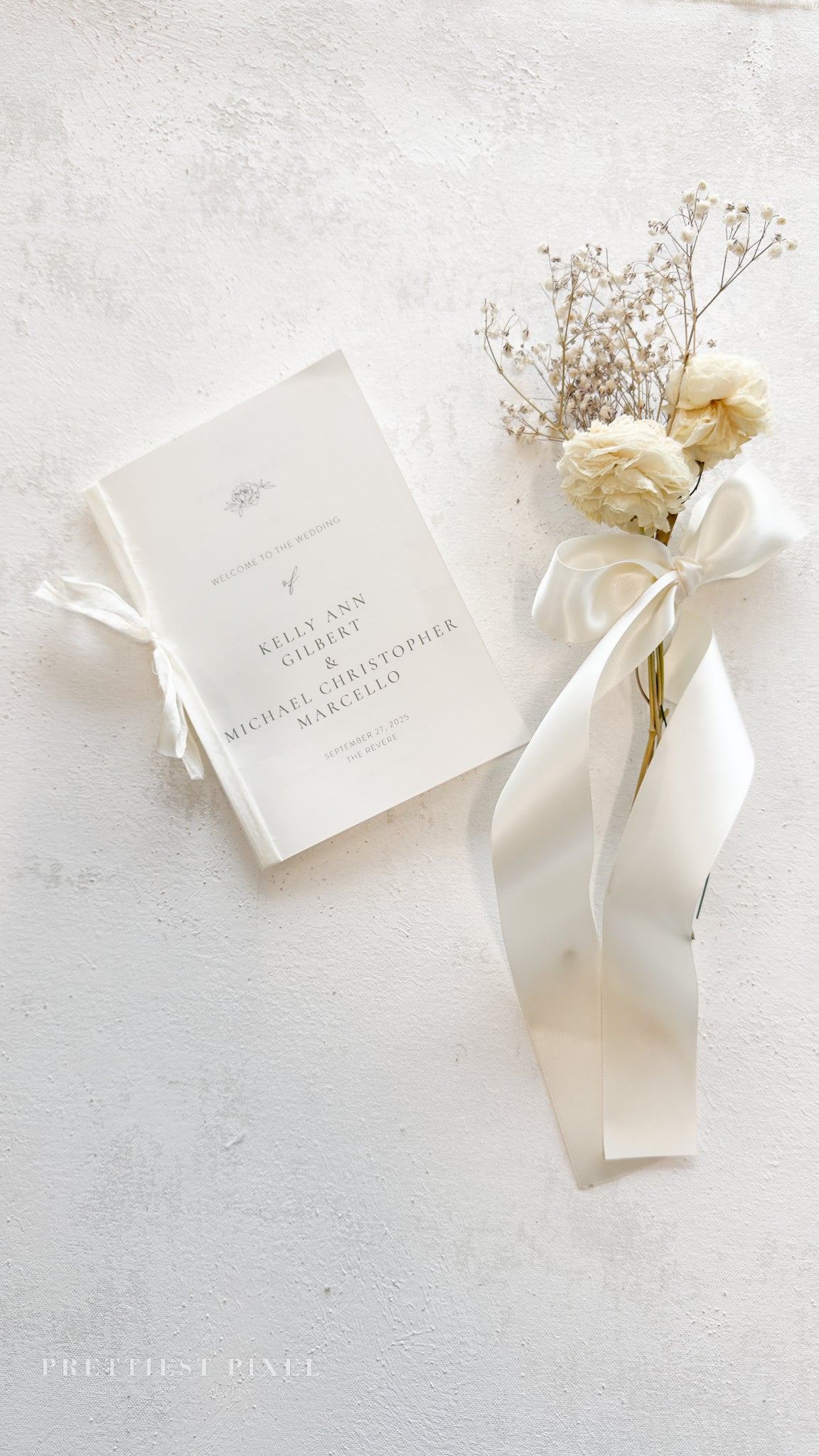 Folded Wedding Programs Mulitipage  | Style 3277