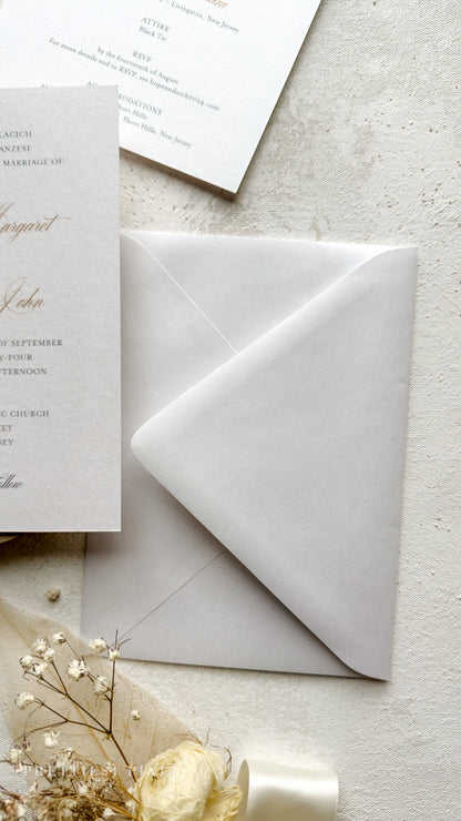 Digitally Printed Elegant Wedding Invitations | Style 34