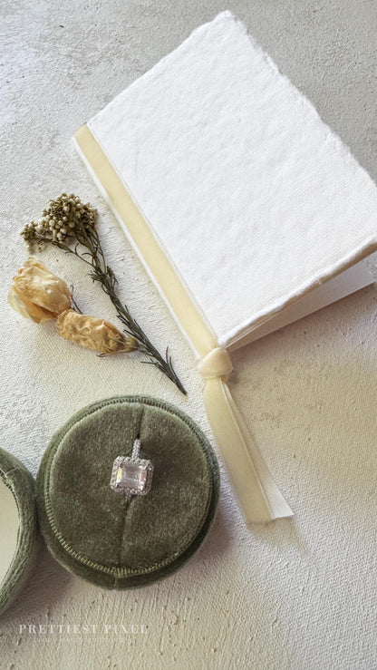 Handmade Paper Officiant Vow Books: Wedding Booklets (Set of 1)