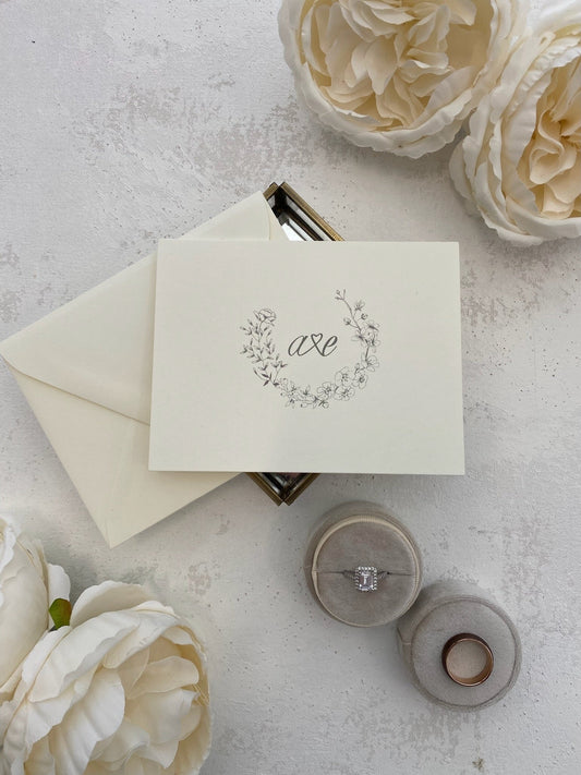 a couple of white flowers sitting on top of a table