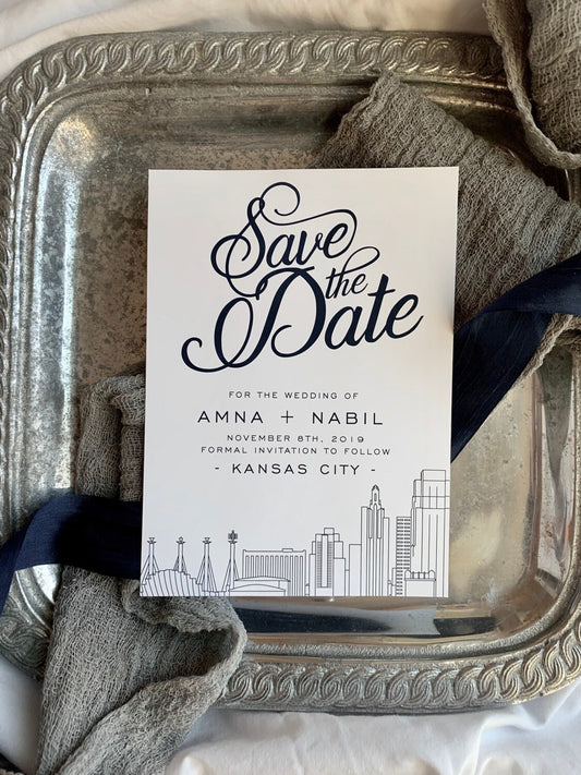 Save the Date - Wedding Save the Date Engagement Invitation Wedding Papers Style 183