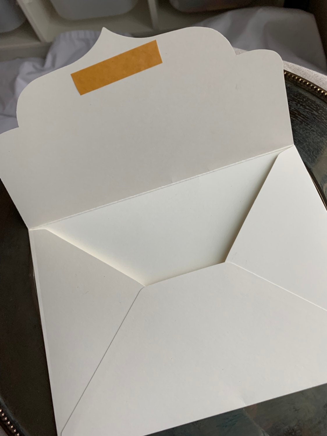 Thick Envelope for Invitations | Ivory Cream, Cardstock Envelope - Card Stock Envelope Set of 20