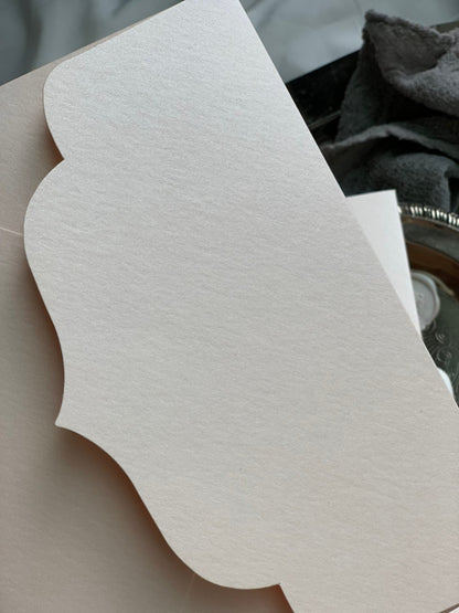 Cardstock Envelopes for Acrylic Invitations |  Cardstock Envelope for Acrylic Invitation in Blush