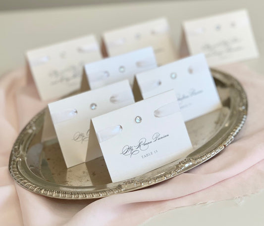Wedding Folded Name Cards | Wedding Place Cards Name Escort Cards Style 150