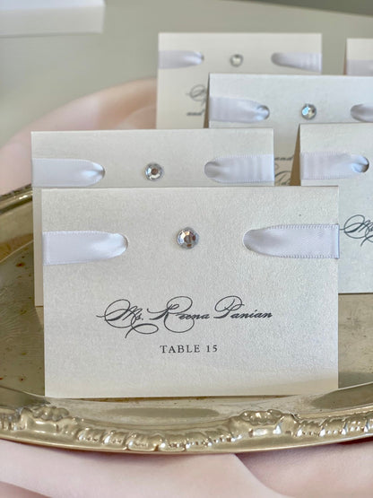Wedding Folded Name Cards | Wedding Place Cards Name Escort Cards Style 150