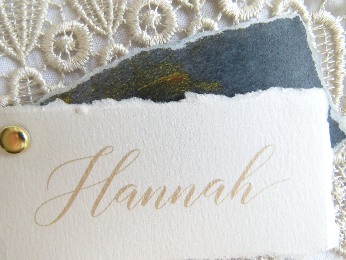 Wedding Name Cards | Set of 10 | Wedding Place Cards Name Escort Cards  - Layered Felt