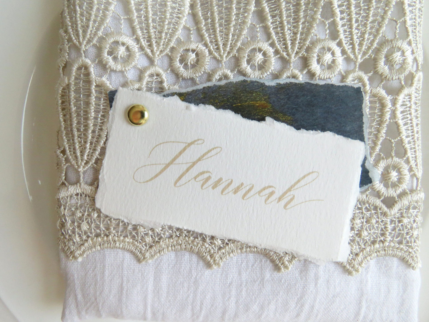 Wedding Name Cards | Wedding Place Cards Name Escort Cards  - Layered Felt