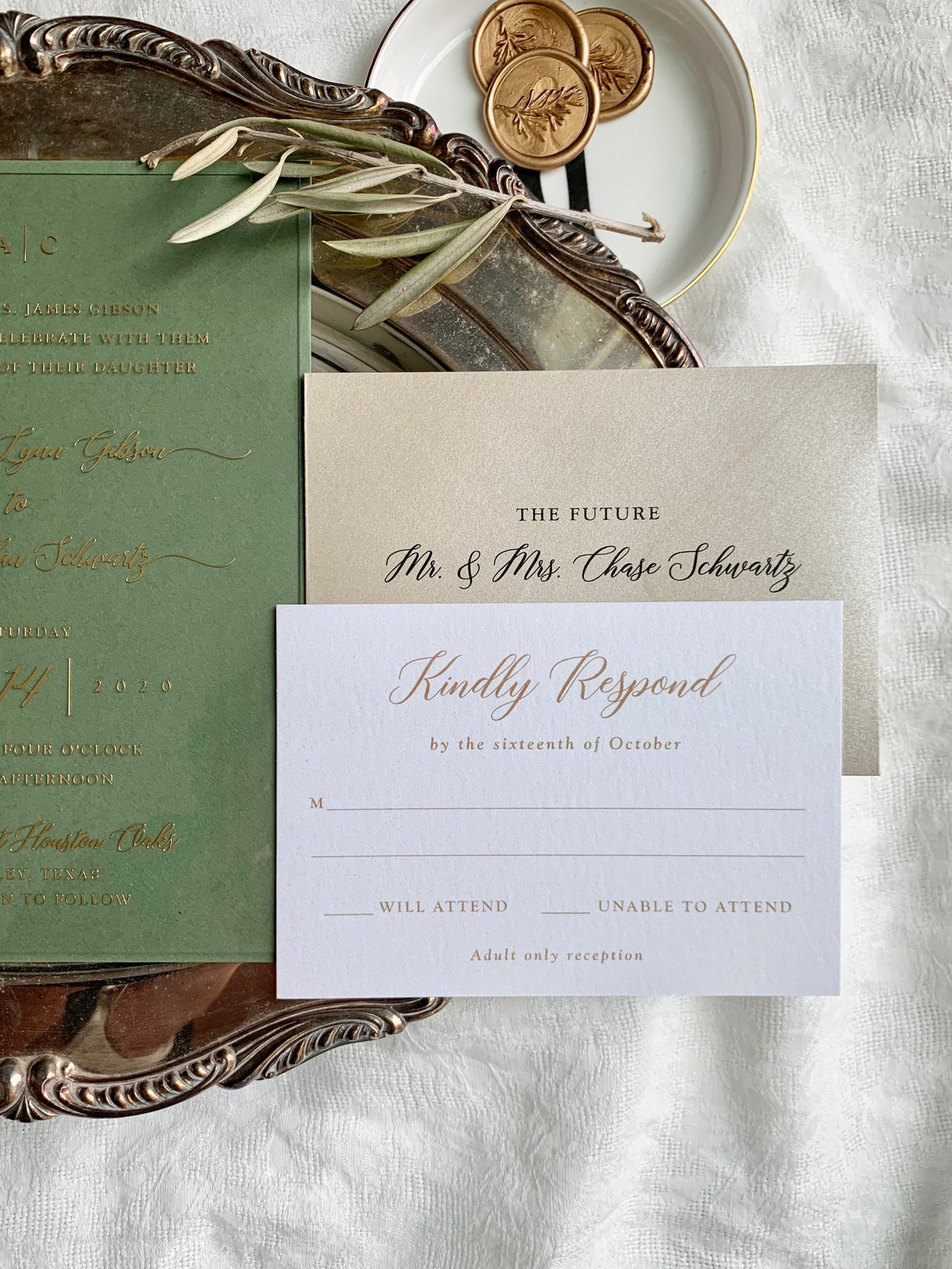Acrylic Wedding Invitation |  |  Clear Invitations  | Custom Invitations  Option 3 | Elegant Invitations  - Style 60 - Option 12