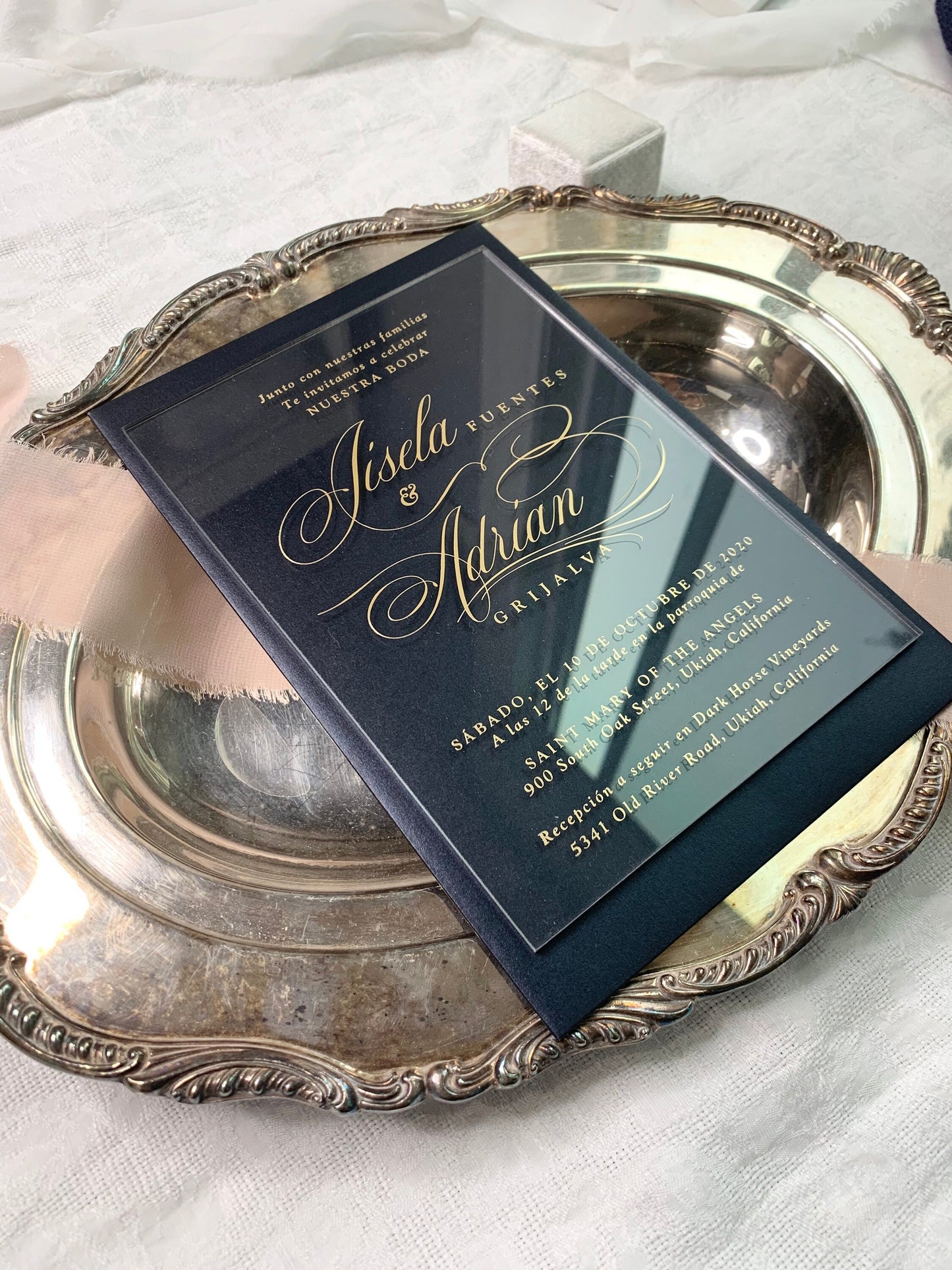 Acrylic Wedding Invitation | Invites  | Custom Invitations | Invitation Card | Elegant Invitations Style 47
