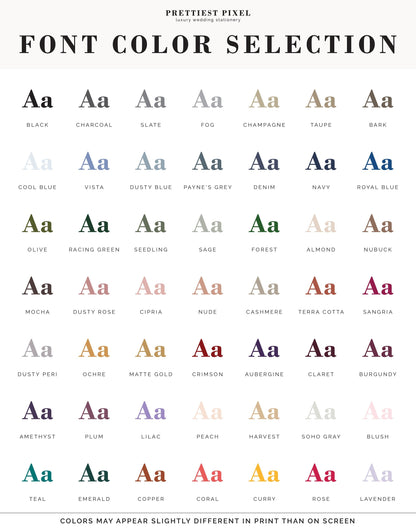 Wedding Name Cards | Wedding Place Cards - Style 106